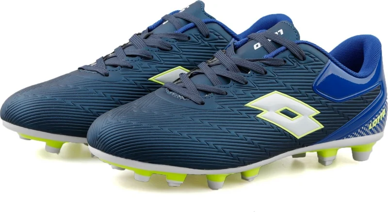 LOTTO Stonper Fg 2pr Navy White Men's Turf Football Boots 101180345 Blue