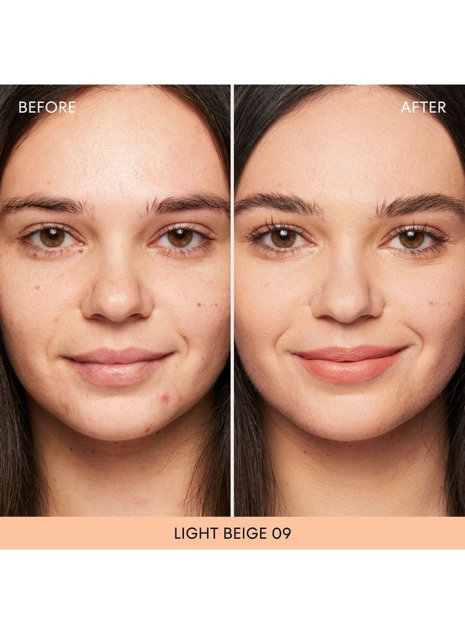 bareMinerals Matte Loose Mineral Foundation SPF 15, Powder Foundation Makeup, Buildable Coverage, Reduces Shine, Talc Free Foundation, Vegan (Light Beige 09) - Image 1