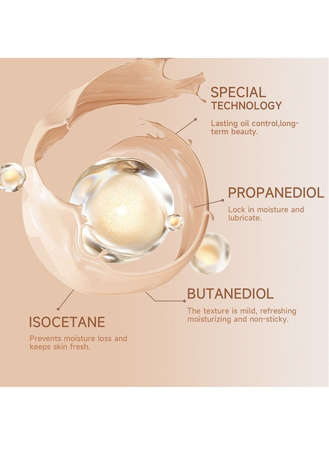 Sheloves Keep On Matte Longlasting Waterproof Makeup Liquid Foundation Feels Lightweight And Comfortable Buildable A Flawless Natural Looking, Concealer Foundation To Cover Redness 30ml (#03 Warm Peach) - Image 4