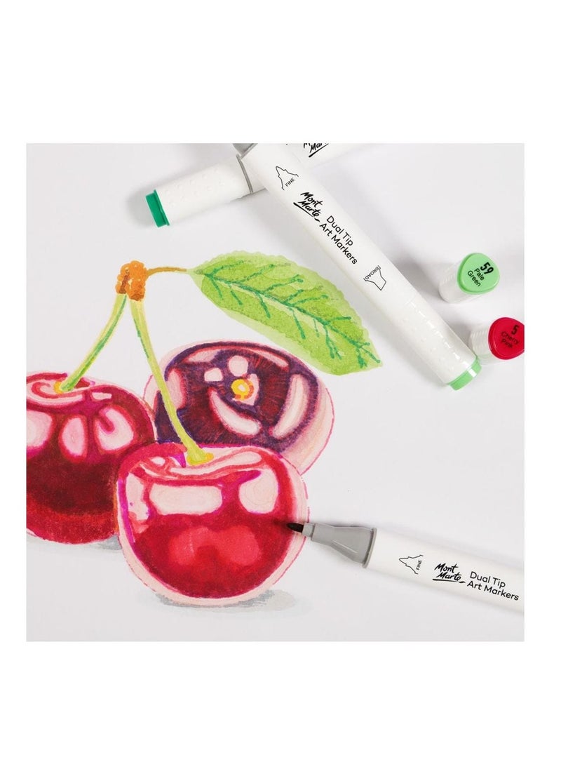 Mont Marte - Dual Tip  Premium Art Marker Wine Red - Image 1