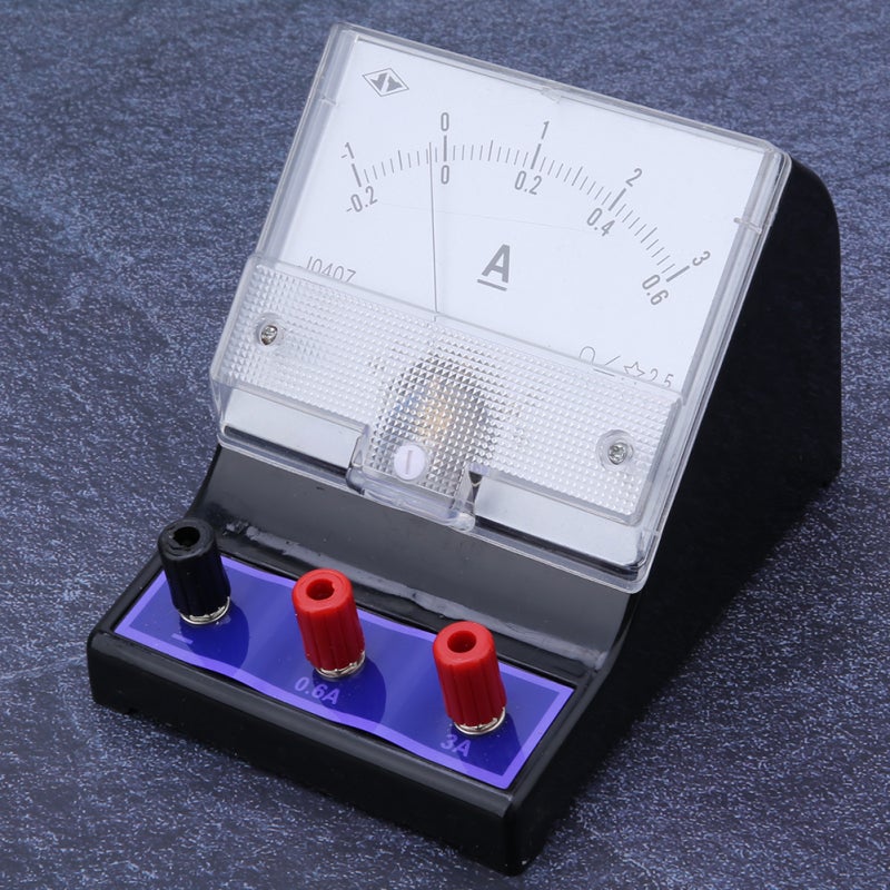 DC Current Meter: 2.5 Level Accuracy, Manual Range Selection - Dial Current Measuring Gauge for Secondary School, Technical School Student Educational Experiments - Image 4