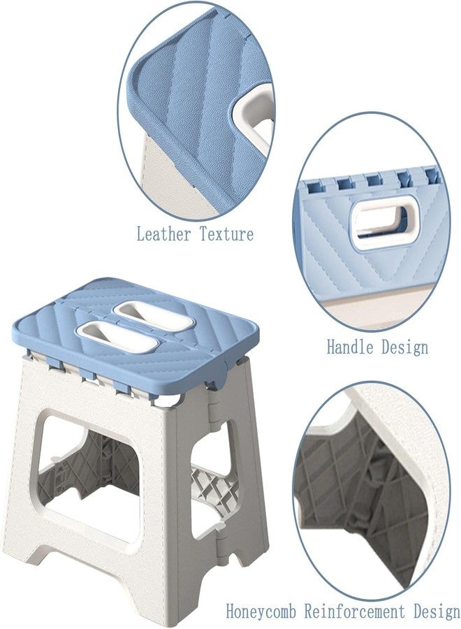 SHREETA Foldable Step Stool for Adults & Kids - Portable Plastic Stool with Anti-Slip Top & Handle - Compact, Lightweight & Durable - Multipurpose for Kitchen, Bathroom, Outdoor (Random Color) - Image 5