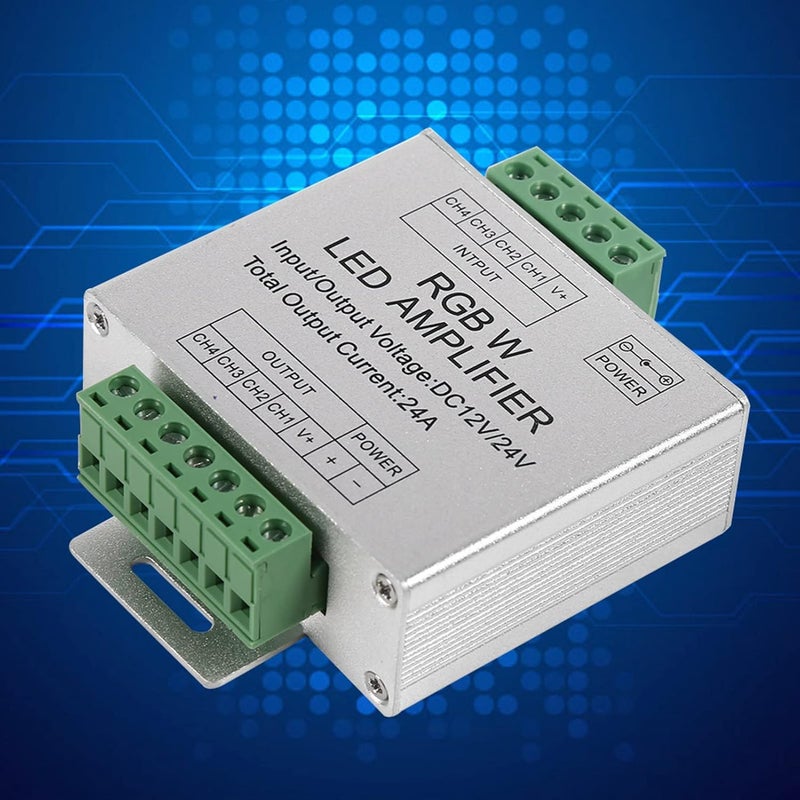 RGBW LED Amplifier, Music Controller X2 for LED Strips, RGBW Amplifier with More Than Twice The Number of LEDs for Holidays, Events, Exhibitions - Image 3