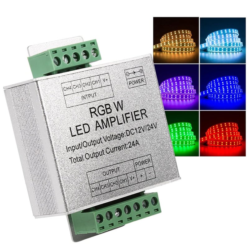 RGBW LED Amplifier, Music Controller X2 for LED Strips, RGBW Amplifier with More Than Twice The Number of LEDs for Holidays, Events, Exhibitions - Image 5