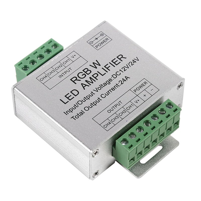 RGBW LED Amplifier, Music Controller X2 for LED Strips, RGBW Amplifier with More Than Twice The Number of LEDs for Holidays, Events, Exhibitions - Image 1