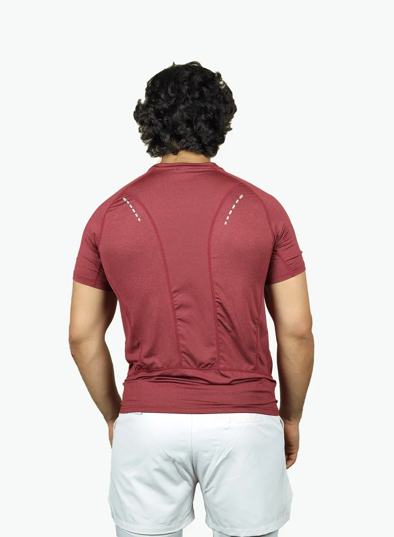 THUGFIT EndurX Men's Slim Fit T-Shirt - Red