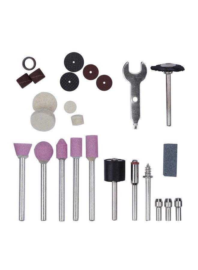 بلاك اند ديكر أداة دوارة لاسلكية 8 فولت 1.5 أمبير من بلاك+ديكر BCRT8K35-B1 مع مجموعة ملحقات مكونة من 35 قطعة - Image 4