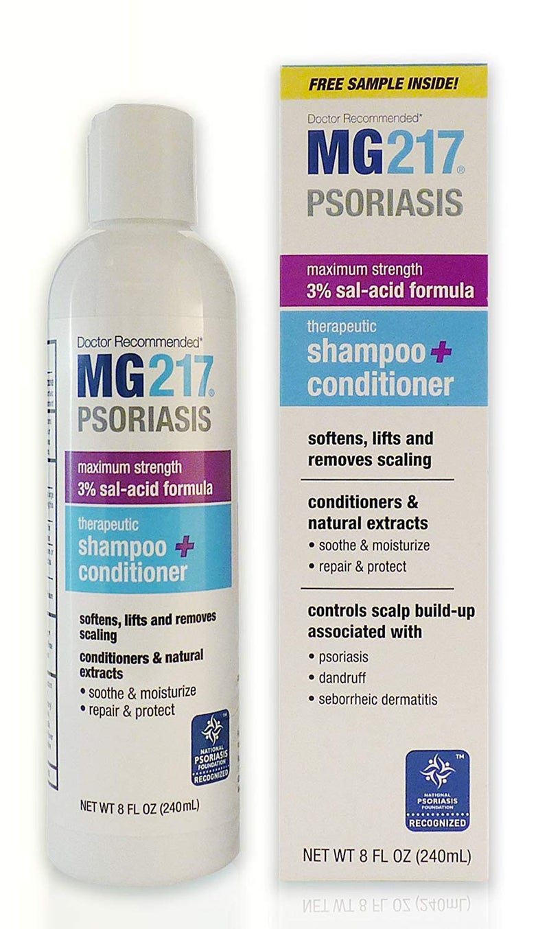 MG217 Therapeutic 3 Salicylic Acid Shampoo and Conditioner 8 Ounce