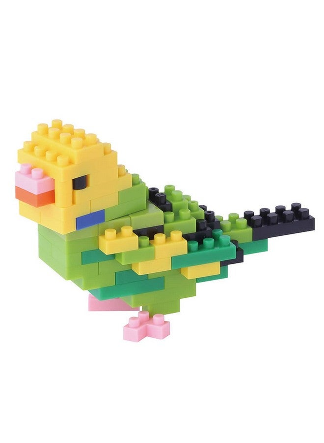 nanoblock - Birds - Budgie Green Opaline, Collection Series Building Kit - Image 1