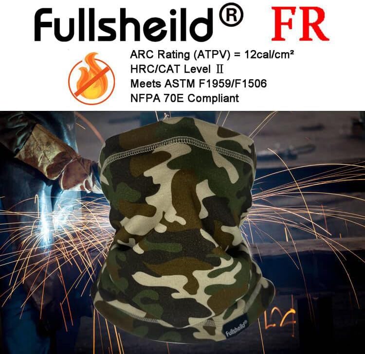 Fullsheild FR Flame Resistant Face Mask Full Cover Neck Gaiter Snood for Welding Hunting Army Military Working - Image 3