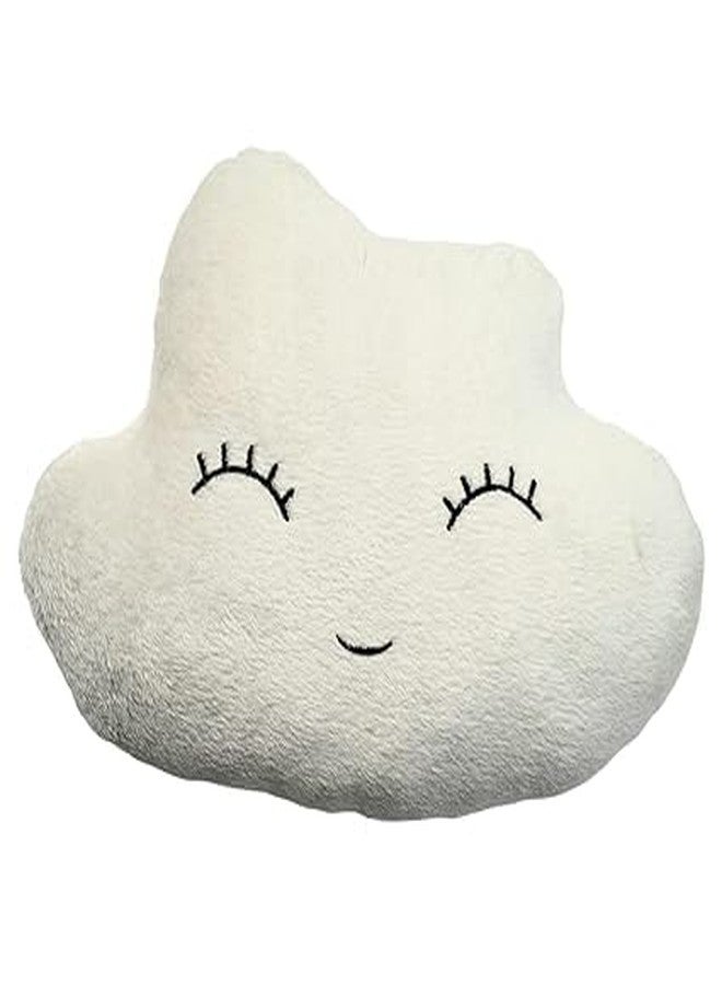 Humpy Hare Cute Soft Plush Cloud Pillow, White Super Soft Fur Fabric - Kids/Children/Baby Play Cushion, Stuffed Plush Through Pillow - Image 1