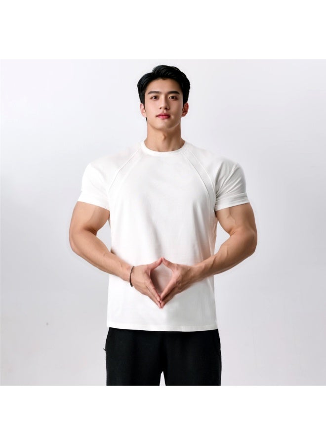 Men’s  Shirt Short Sleeve Athletic Top Sports T-Shirt Undershirt Base Layer Shirts Tight for Workout Gym - Image 1