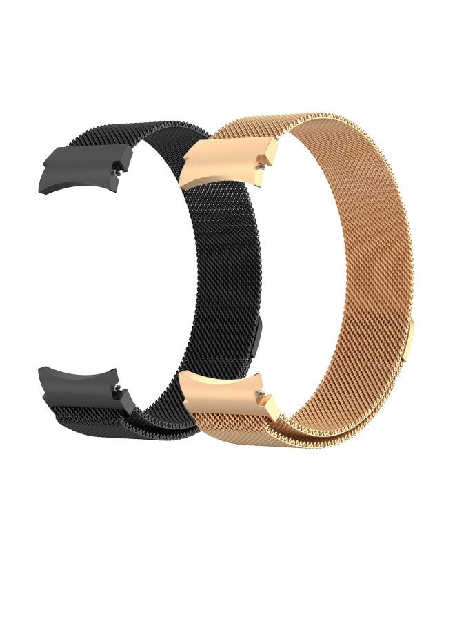 General - For Samsung Galaxy Watch6/5 Strap, Milanese Stainless Steel Metal Bracelet (40mm/44mm, Set of 2) - Image 1