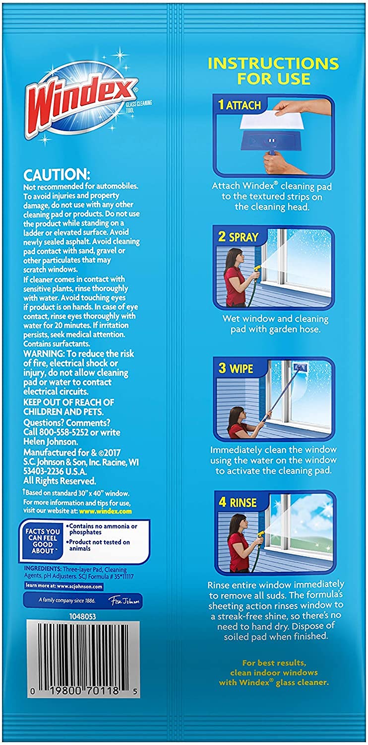 Windex Outdoor Refill Pads 2 Count (2 Count (Pack of 1)) - Image 2