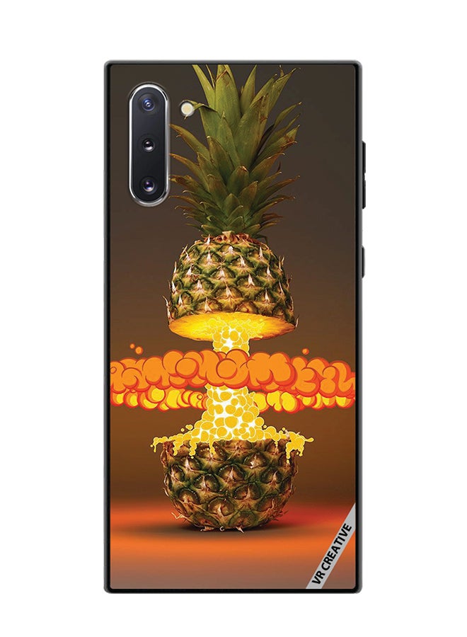 VR CREATIVE Protective Case Cover For Samsung Galaxy Note10 5G Fire Pineapple Design Multicolour - Image 1