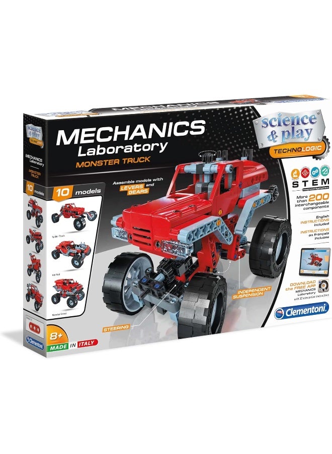كلمينتوني كليمنتوني ساينس آند بلاي (مختبر الميكانيكا) - مجموعة بناء شاحنات مونستر - قم ببناء 10 نماذج - Image 5