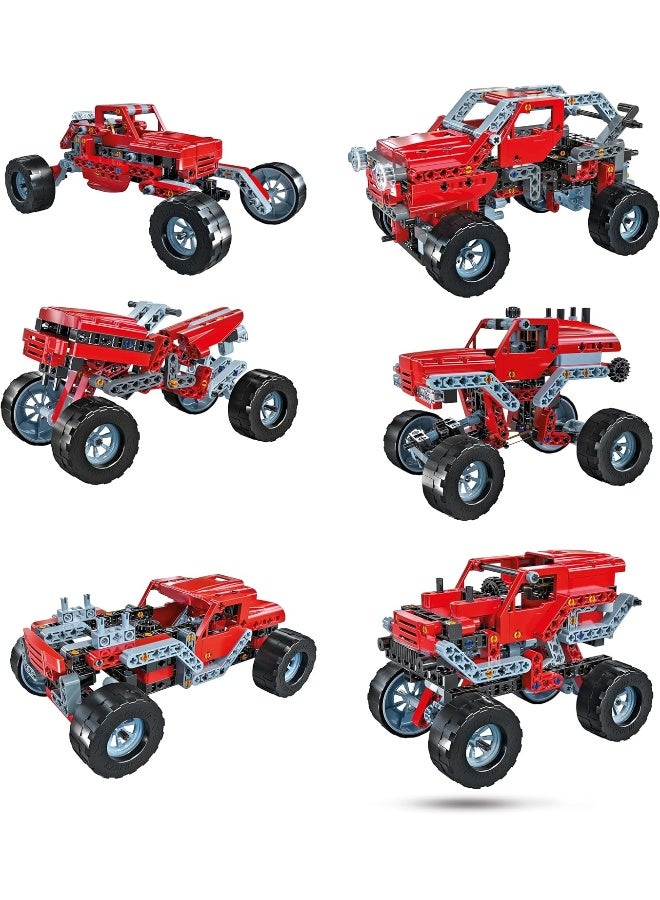 كلمينتوني كليمنتوني ساينس آند بلاي (مختبر الميكانيكا) - مجموعة بناء شاحنات مونستر - قم ببناء 10 نماذج - Image 4