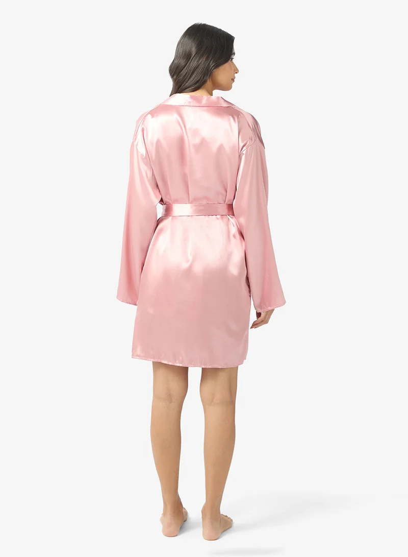 ELLA Slip Night Dress With Robe