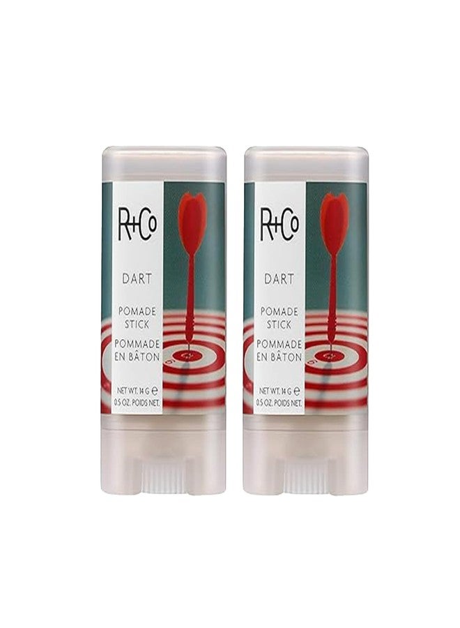 R+Co Dart Pomade Stick | Tame Flyaways, Sculpt and Polish | Long Lasting Texture and Shapes | Vegan + No Parabens | 2 Pack - Image 1