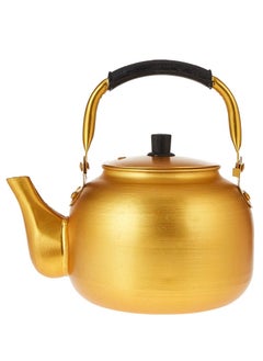 Ayda Gold Kettle 15 Litre | Stove Top Tea Kettle | Yellow Karak Kettle | Aluminium Coffee Pot Ideal for Home Office and Camping 