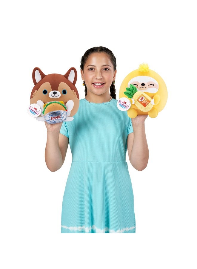 SNACKLES Snackles Series 2 Puppy & Sonic Burger 8 Inch Plush by ZURU, Ultra Soft Plush, Collectible Plush with Real Licensed Brands, Stuffed Animal, Giftable  - Image 3