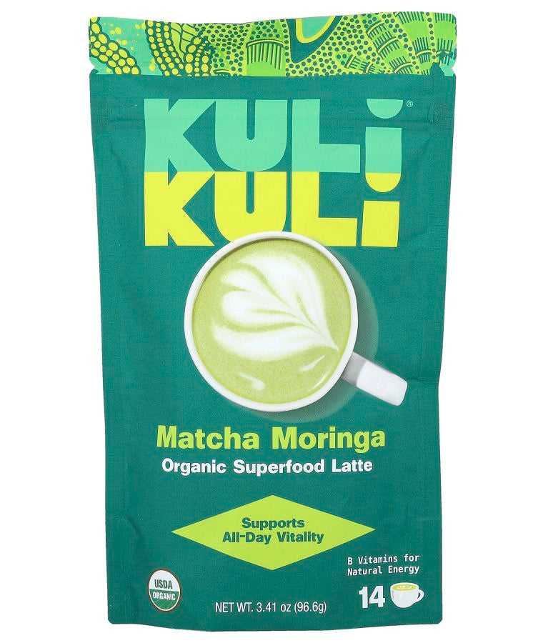 Kuli Kuli Organic Superfood Latte Matcha Moringa 3.41 oz (96.6 g)