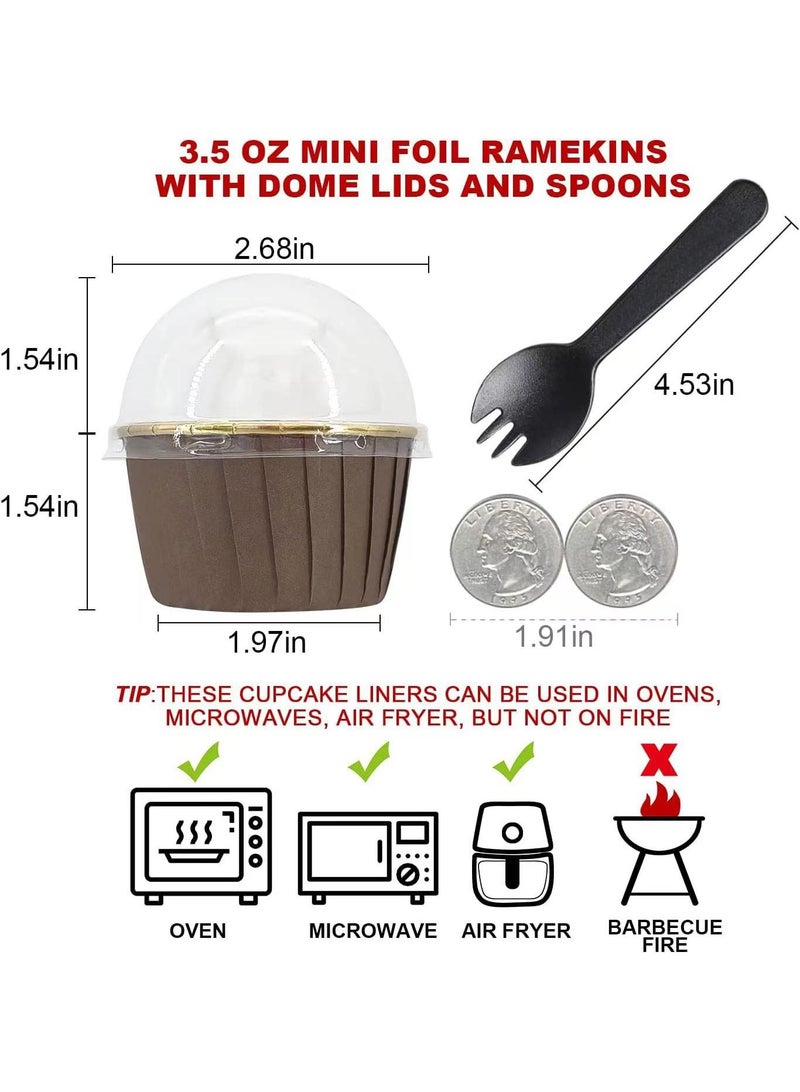 Bluejw 150-Piece Cake Baking Paper Cup Set Capped Rolled Edge Cake Cup And Muffin Cup - Image 2