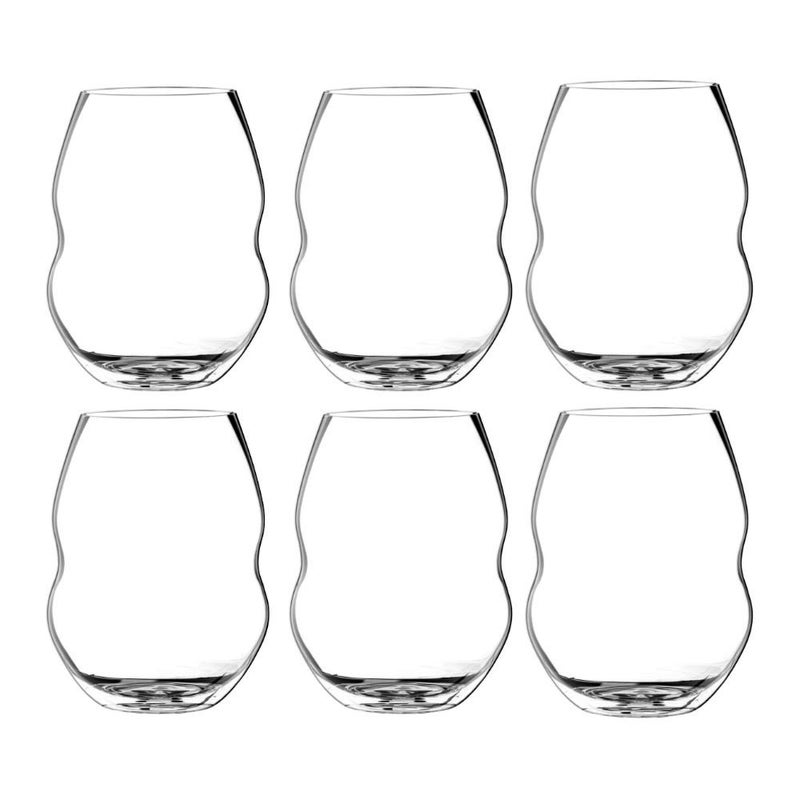 Riedel Swirl Stemless Red Wine Glass Set of 6