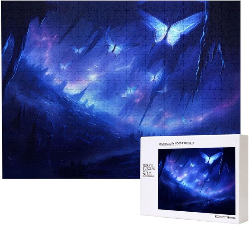 Phayah 500 Pieces Butterfly Jigsaw Puzzle For Adults Home Decor Gift 20 4 X 15 - Image 1