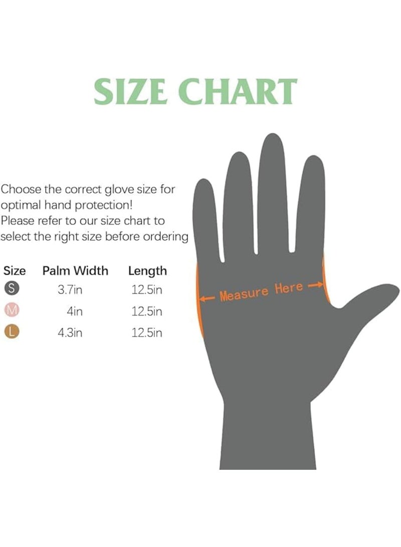 SYOSI Rubber Cleaning Gloves, Reusable Dishwashing and Household Cleaning Gloves with Non Slip Grip and Waterproof Design, Soft Durable Rubber Gloves for Kitchen Bathroom Laundry and Daily Chores, 4 Pairs - Image 3