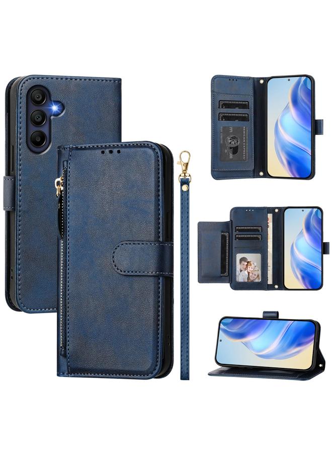 erorex Case For Samsung Galaxy A16 Multi-Card Slots Zipper Wallet Leather Phone Case - Image 1
