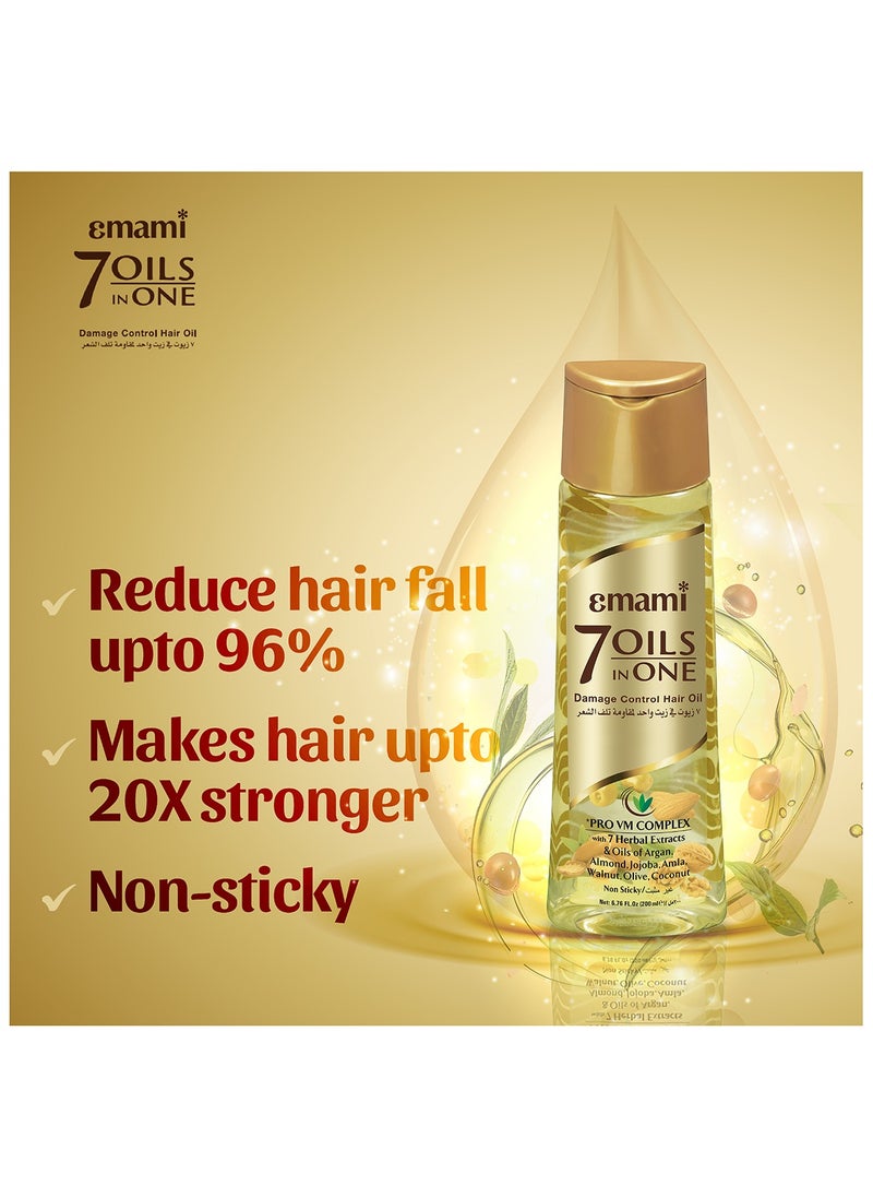 emami - Damage Control Hair Oil 7 Oils in One - 100 mL - Image 1