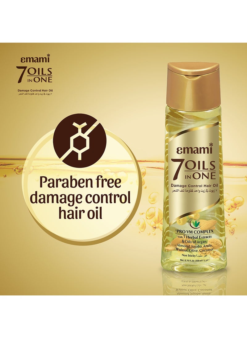 emami - Damage Control Hair Oil 7 Oils in One - 100 mL - Image 1