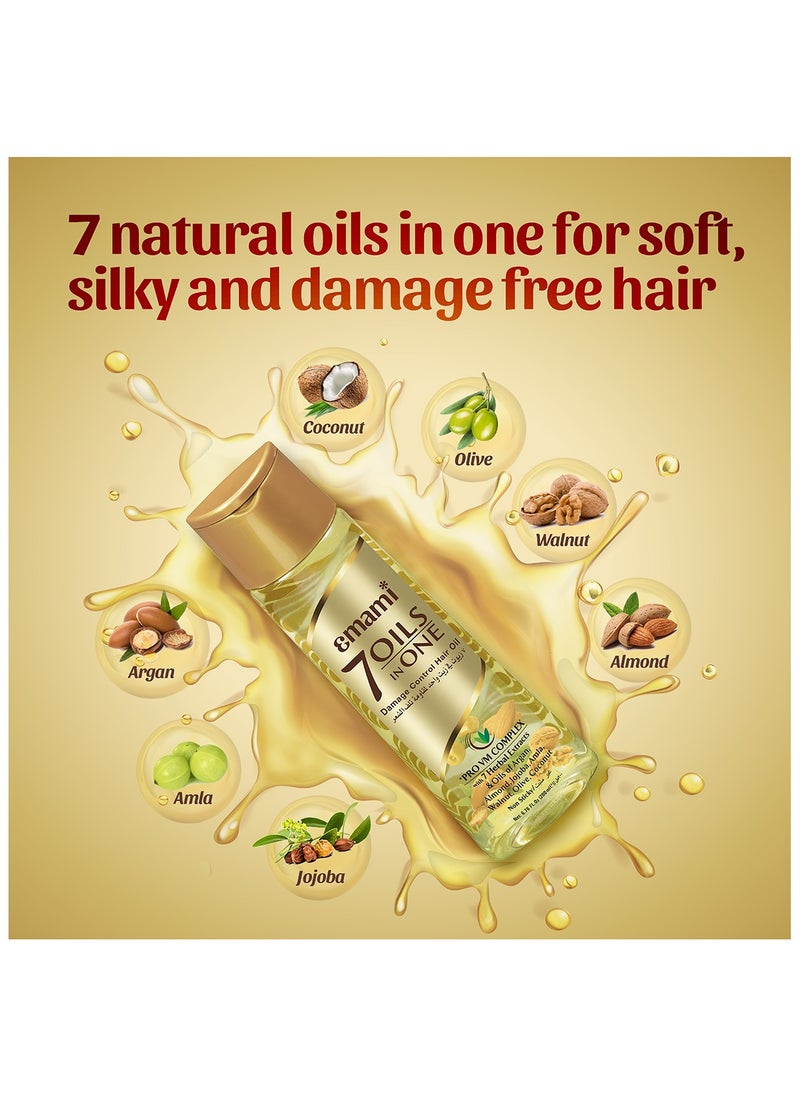emami - Damage Control Hair Oil 7 Oils in One - 100 mL - Image 1