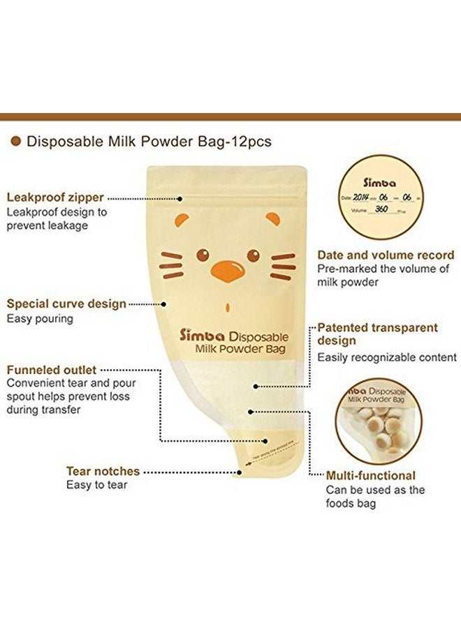 Simba Disposable Formula/Milk Powder Bag (12 oz, 2 Packs, Total 24 Bags) - Image 3