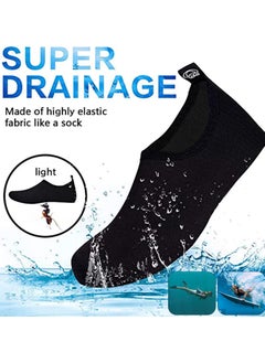 TAPIT Water Shoes Womens Mens Beach Shoes Quick-Dry Barefoot Aqua Shoes Socks Snorkeling Shoes Water Socks for Outdoor Beach Swim Surf Walking Yoga (C)  - Image 3