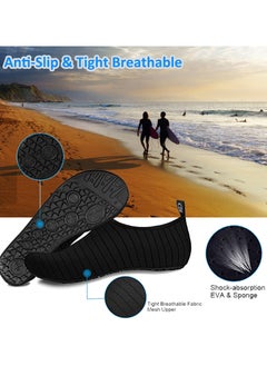 TAPIT Water Shoes Womens Mens Beach Shoes Quick-Dry Barefoot Aqua Shoes Socks Snorkeling Shoes Water Socks for Outdoor Beach Swim Surf Walking Yoga (C)  - Image 2
