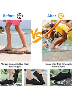 TAPIT Water Shoes Womens Mens Beach Shoes Quick-Dry Barefoot Aqua Shoes Socks Snorkeling Shoes Water Socks for Outdoor Beach Swim Surf Walking Yoga (C)  - Image 4