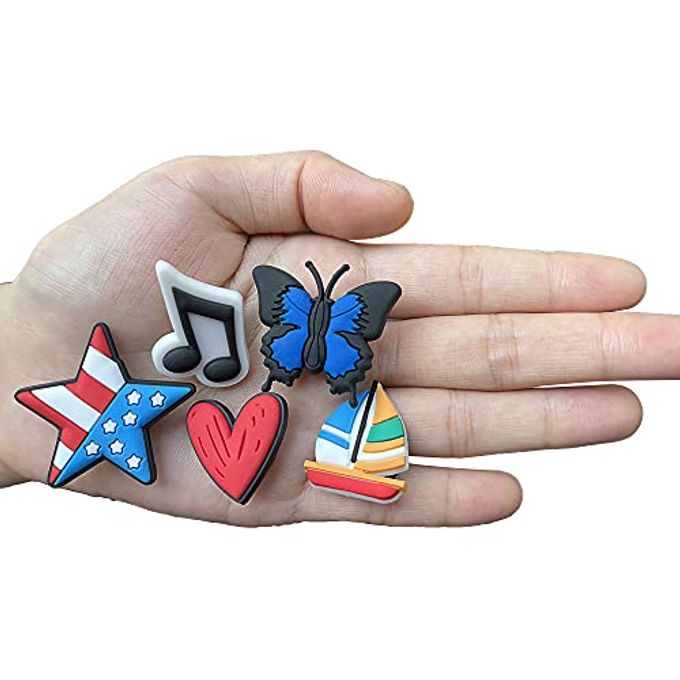 diasstro Lot of 30,50 100pcs Random PVC Different Shoe Charms for Shoe Decoration - Image 3