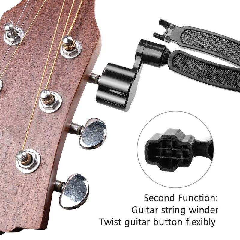 MUSTANG Guitar String Winder Guitar Cutter and Bridge Pin Puller 3 in 1 Guitar Repair Tool Musical Instrument Accessories for Electric & Acoustic Guitar Ukulele Banjo Mandolin Bass - Image 4