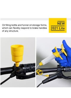 KASTWAVE Bicycle Brake Bleed Kit, Mountain Road Bike Professional Oil Disc Brake Oil Change Filling Tool Set Multi-purpose Brake Maintenance Tool (Without Oil)  - Image 5