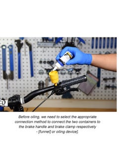 KASTWAVE Bicycle Brake Bleed Kit, Mountain Road Bike Professional Oil Disc Brake Oil Change Filling Tool Set Multi-purpose Brake Maintenance Tool (Without Oil)  - Image 3
