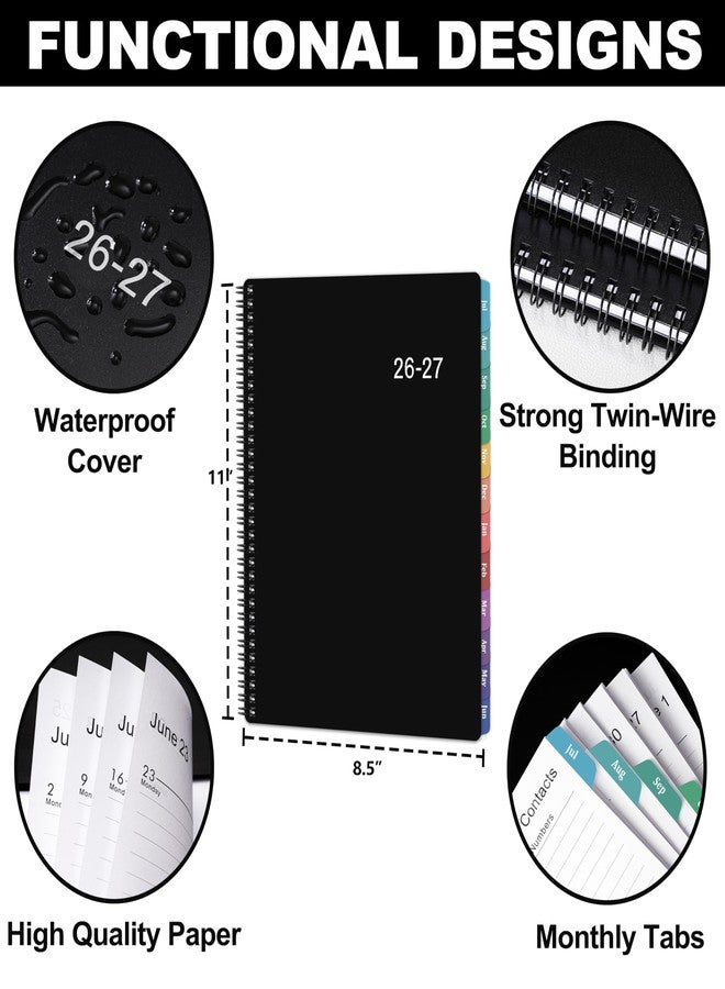 Lortarl Planner 2026-2027 - Weekly Monthly Planner from July 2026 to June 2027, Academic Planner 2026-2027 with Spiral Bound, 8.5'' x 11'' - Image 3