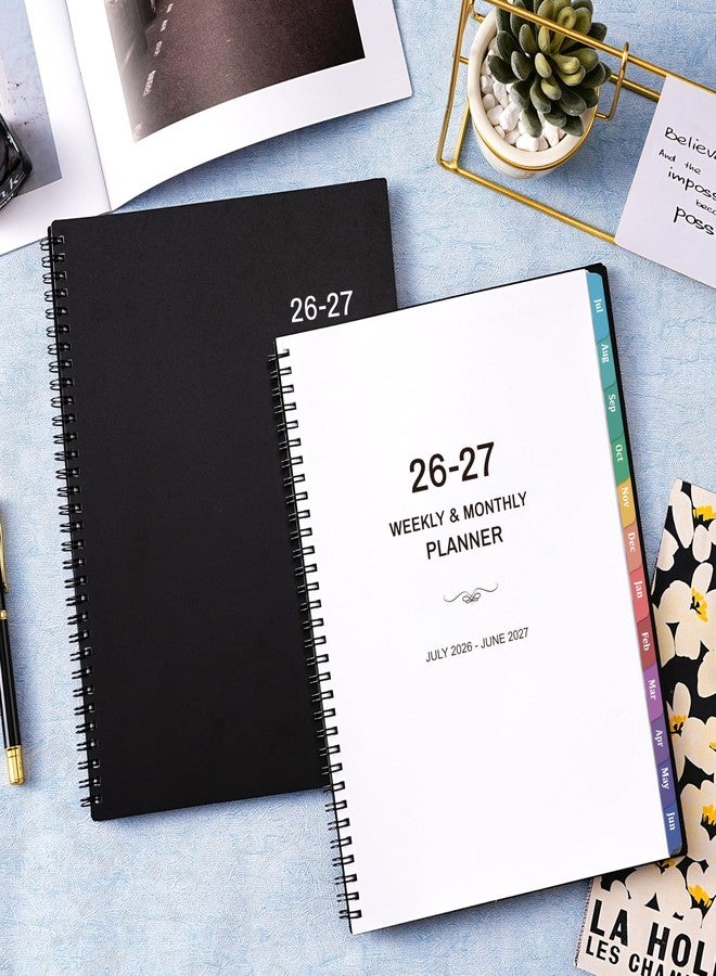 Lortarl Planner 2026-2027 - Weekly Monthly Planner from July 2026 to June 2027, Academic Planner 2026-2027 with Spiral Bound, 8.5'' x 11'' - Image 2