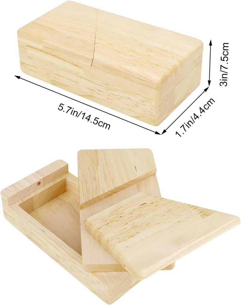 Blovec Impossible Puzzle Box Secret Money Box Mini 3D Brain Teaser Cash Card Boxes Surprise Wooden Magic Box - Image 5