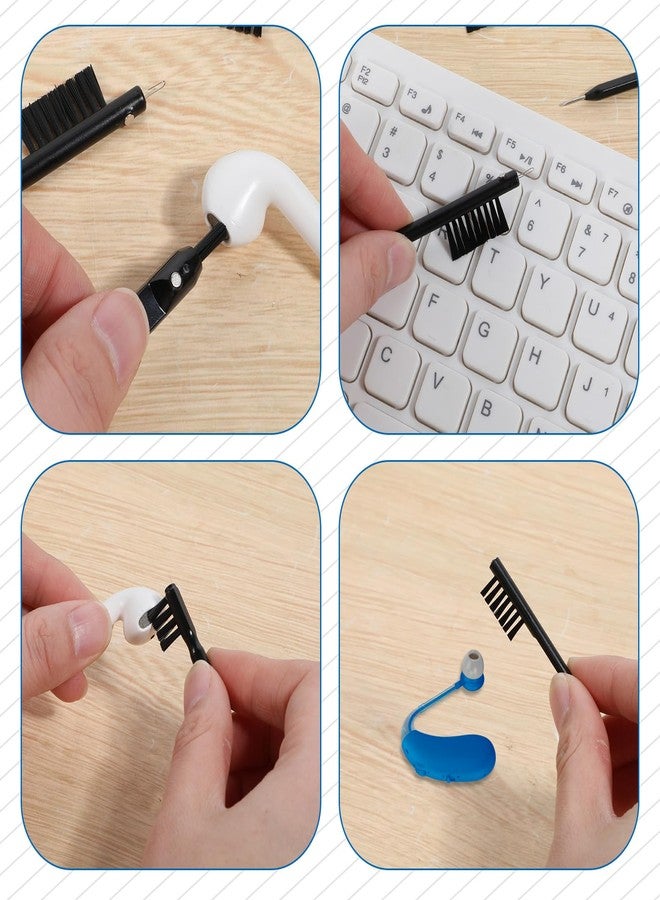 Psyqtsuary 12 Pieces Hearing Aid Cleaning Kit, Hearing Aid Cleaning Tools, Hearing Aid Amplifier Cleaning Tools, Hearing Aid Brushes for Cleaning with Velvet Bag for Headset Earbuds Earphones - Image 4