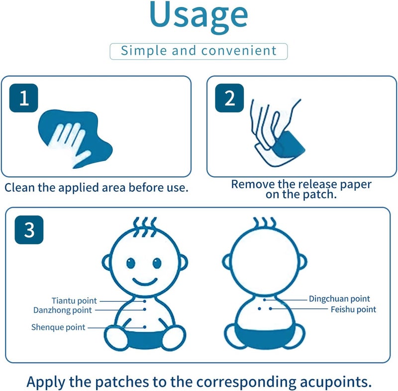 tigerty Cough Patch Easy Stickers  Sticker Patches for Kids and Adults  AllNatural Cold and Cough Relief Chemical Free  Natural Herb Cough Patch 10 Pack - Image 4