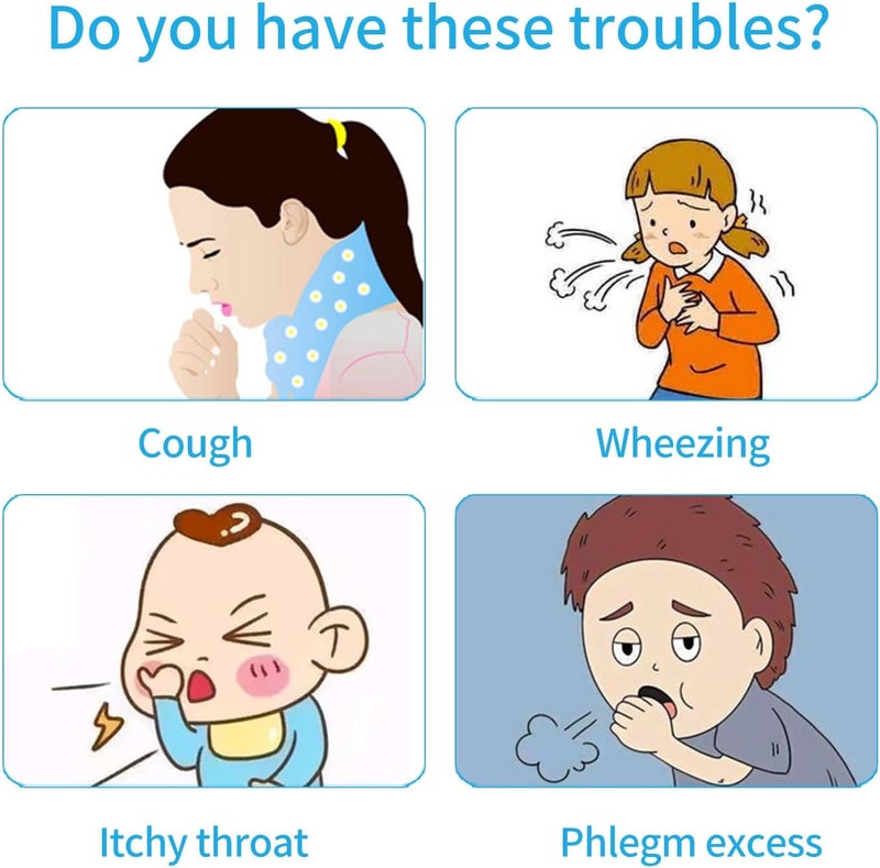 tigerty Cough Patch Easy Stickers  Sticker Patches for Kids and Adults  AllNatural Cold and Cough Relief Chemical Free  Natural Herb Cough Patch 10 Pack - Image 3