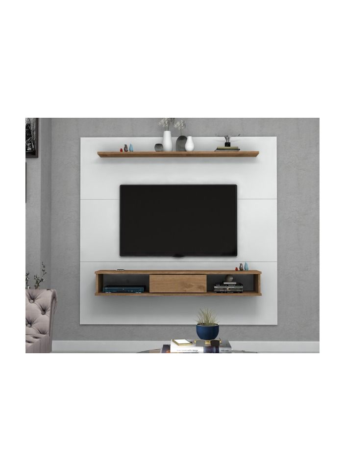 sahaba طاولة تلفزيون سلينا موديل أبيض/جوزي - Image 2