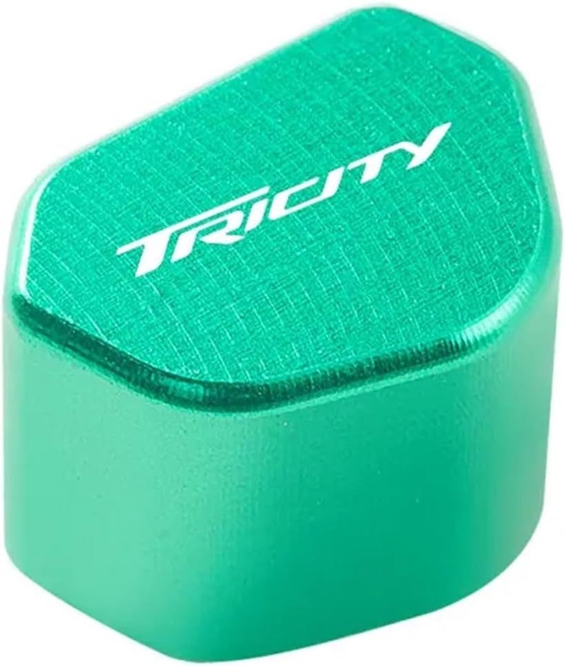 CNC Turn Signal Switch Key Cap Compatible With Tricity 300 125 Motorcycle Green - Image 1